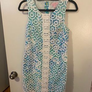 Lily Pulitzer floral lace dress